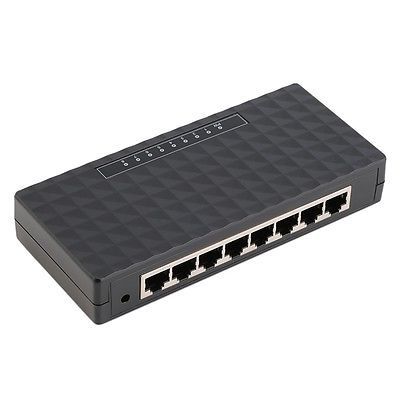 Z234 Hub switch de rede rj45 com 8 portas 10/100 mbps Novo!