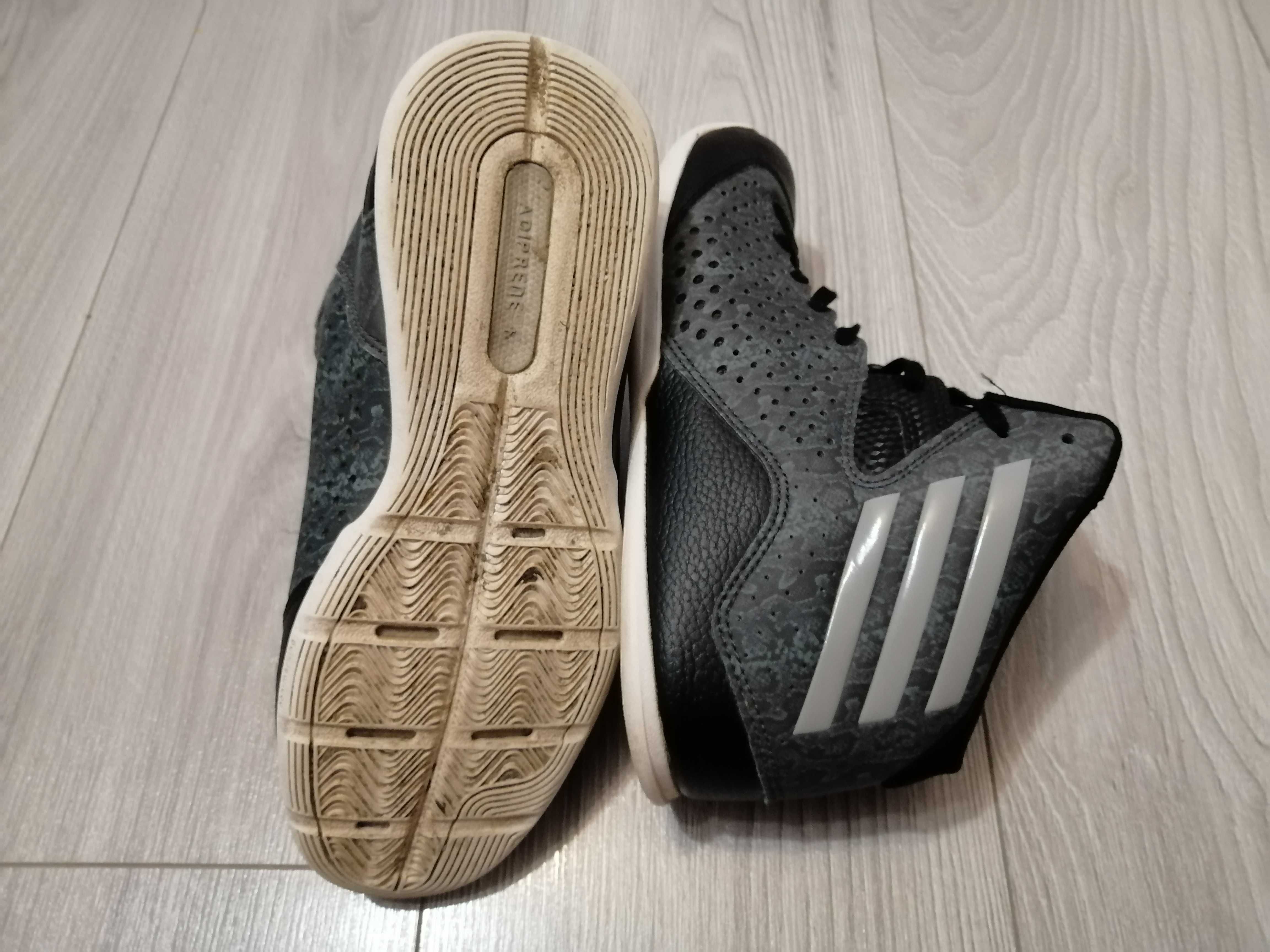 Buty sportowe typu kosze Adidas, chłopiec,rozmiar 38 2/3, dł.wkł. 24.8