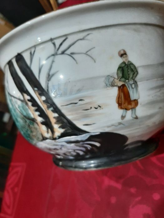 Bacio/Penico em faiança séc XIX Vista Alegre