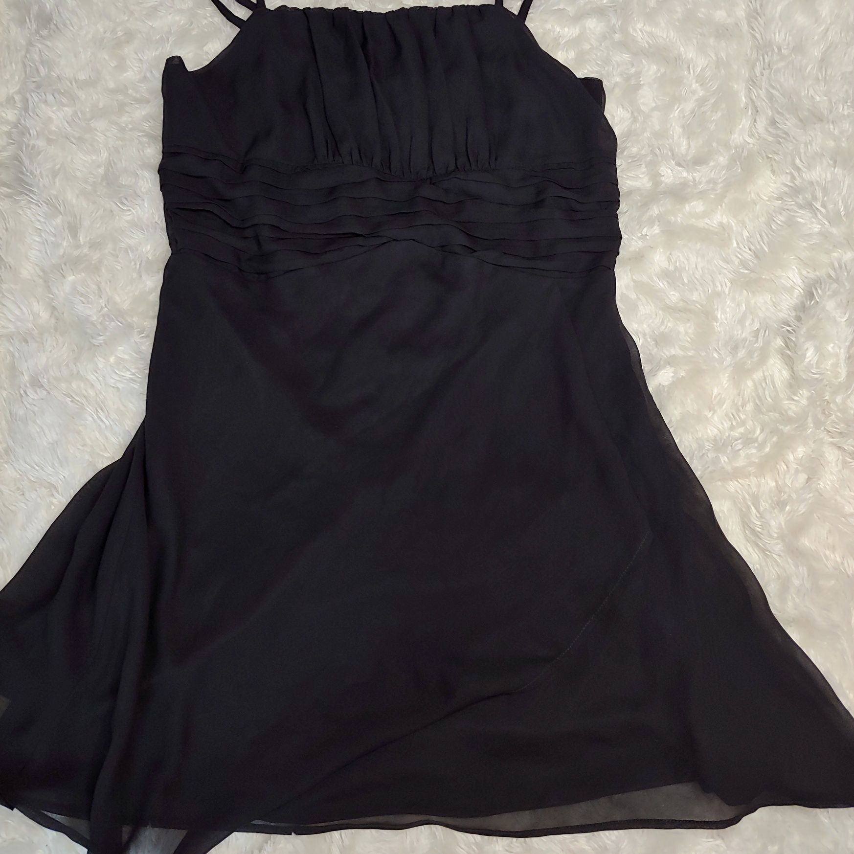 Czarna sukienka z tiulem Letycja/bonprix collection