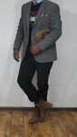 Marynarka F & F Roz. 54 Kol. Szary Pepitka Fit