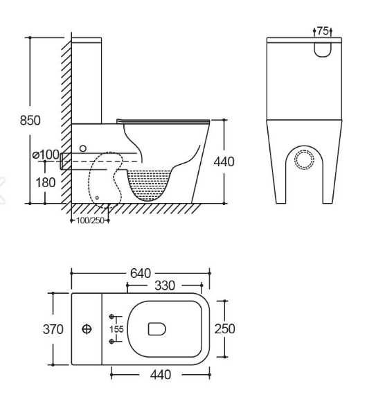 Lavita Kompakt WC Tryton odpływ uniwersalny deska wolnoopadająca