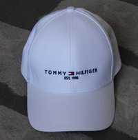 Biała czapka z daszkiem Tommy Hilfiger