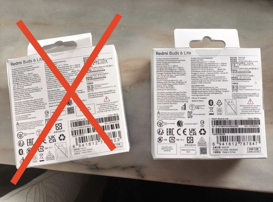 Redmi Buds 6 Lite - Novos