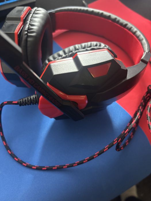 Słuchawki gamingowe z mikrofonem 3.5 mm | bez opakowania