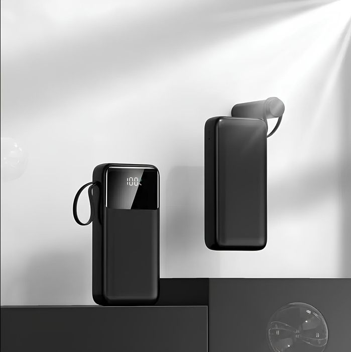 Павербанк 20000 mAh, 22,5W з LED дисплеєм батареї