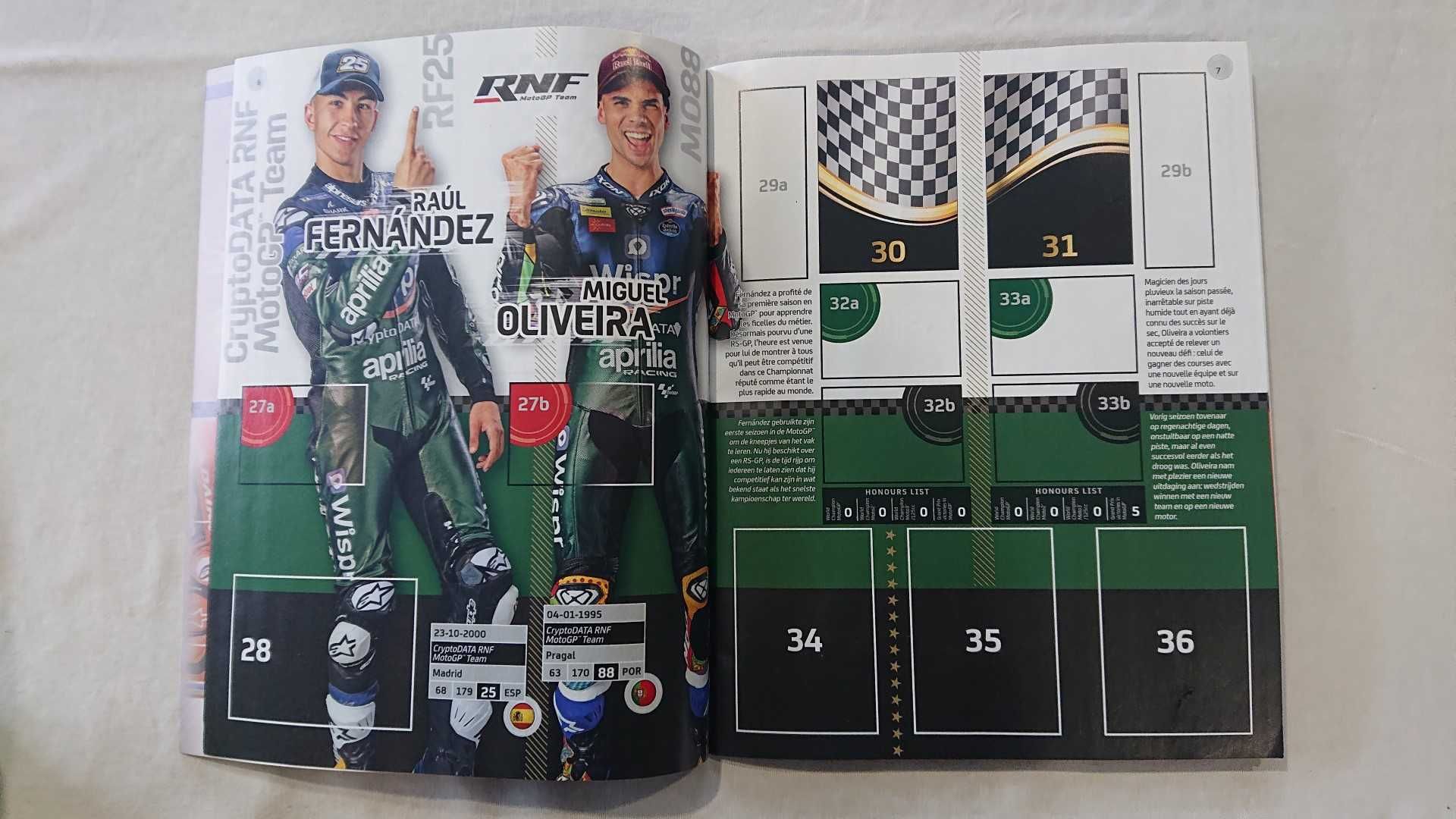 Caderneta F1  Ayrton Senna (Topps) + MotoGP 2023 (Panini)