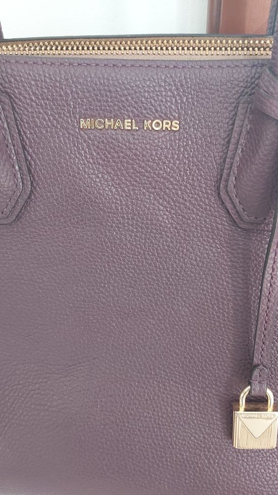 MICHAEL KORS Mercer bakłażan