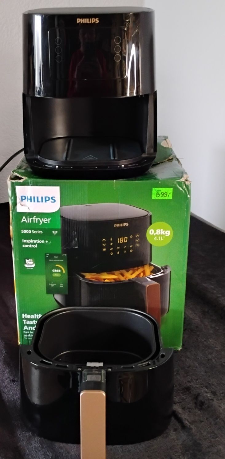 Nowa Cena! Air Fryer  beztłuszczowy firmy Philips 5000series poj. 4.1L