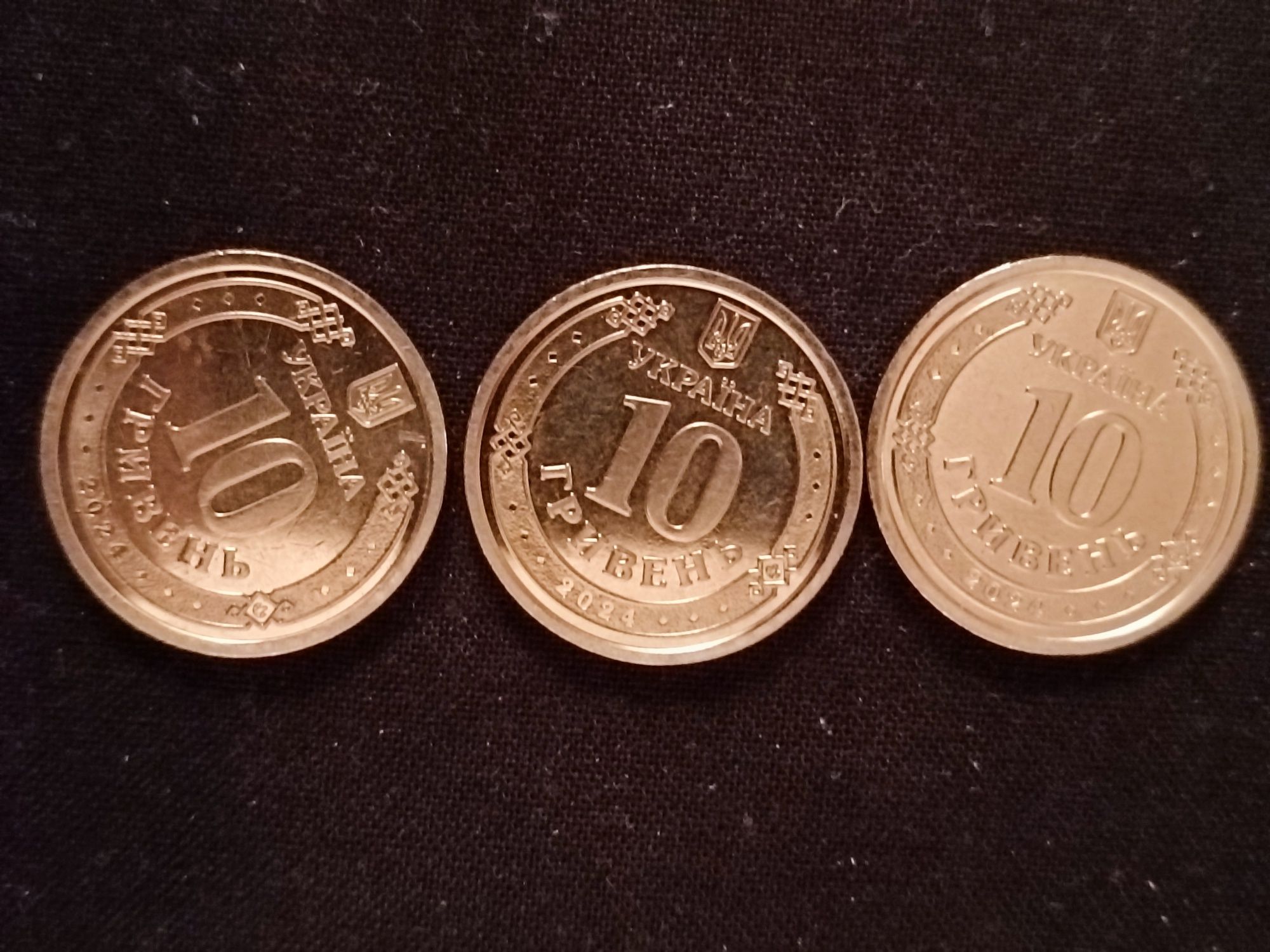Монета 10 гривен 2024