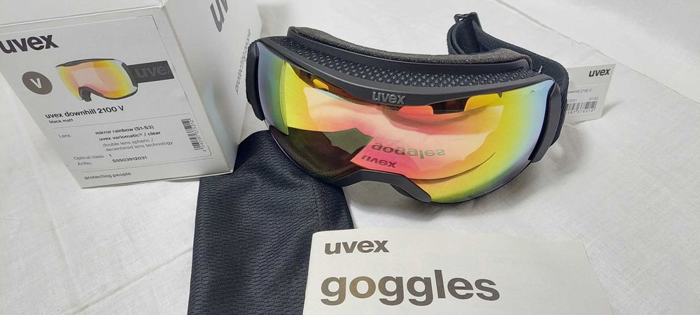 Gogle UVEX DOWNHILL 2100 V Variomatic S1-S3 Światłoczułe fotochromNOWE