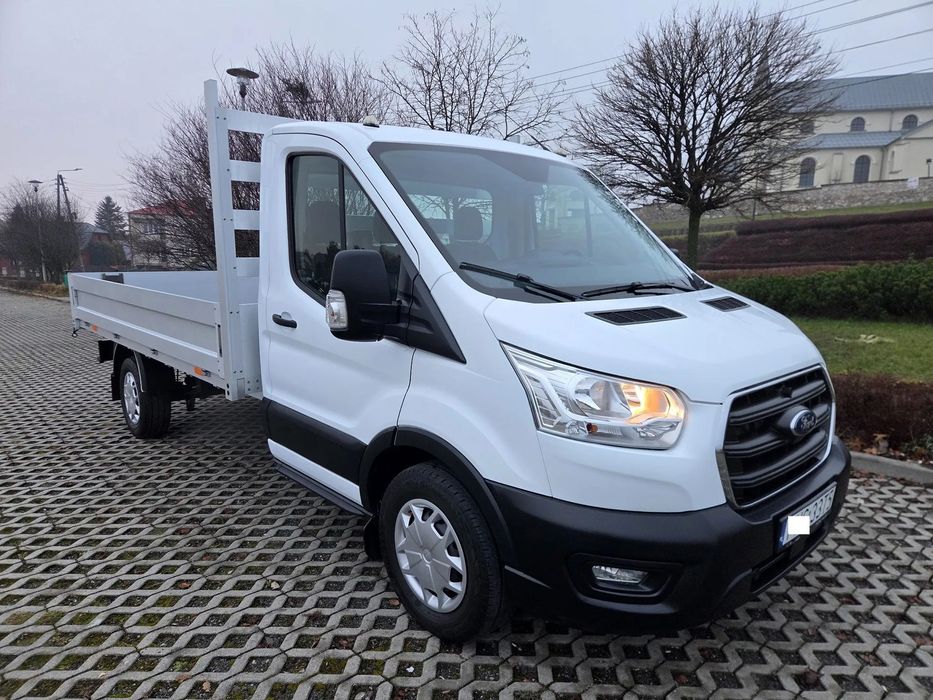 Ford Transit  Skrzyniowy/Niski PRZEBIEG 28 tyś/1 Właściciel/Polski salon/JAK NOWY