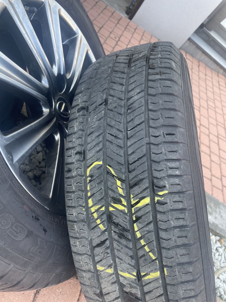 Sprzedam felgi aluminiowe 17 cali z oponam do Lexusa NX
