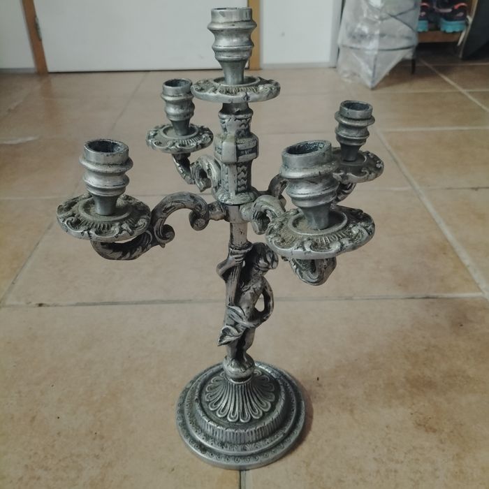 Castiçal em estanho