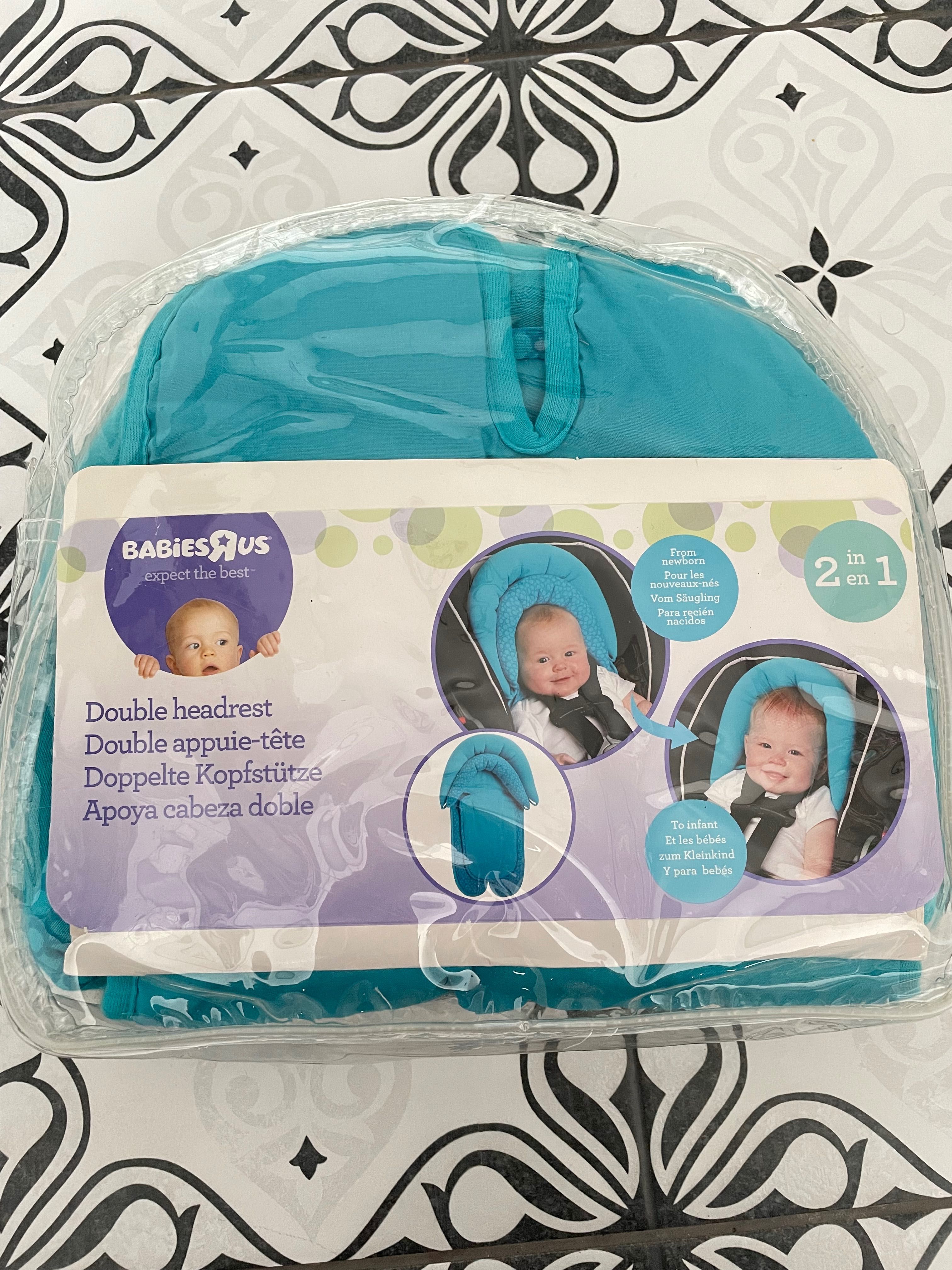 Подвійний підголовник для новонароджених. Подушка для немовлят