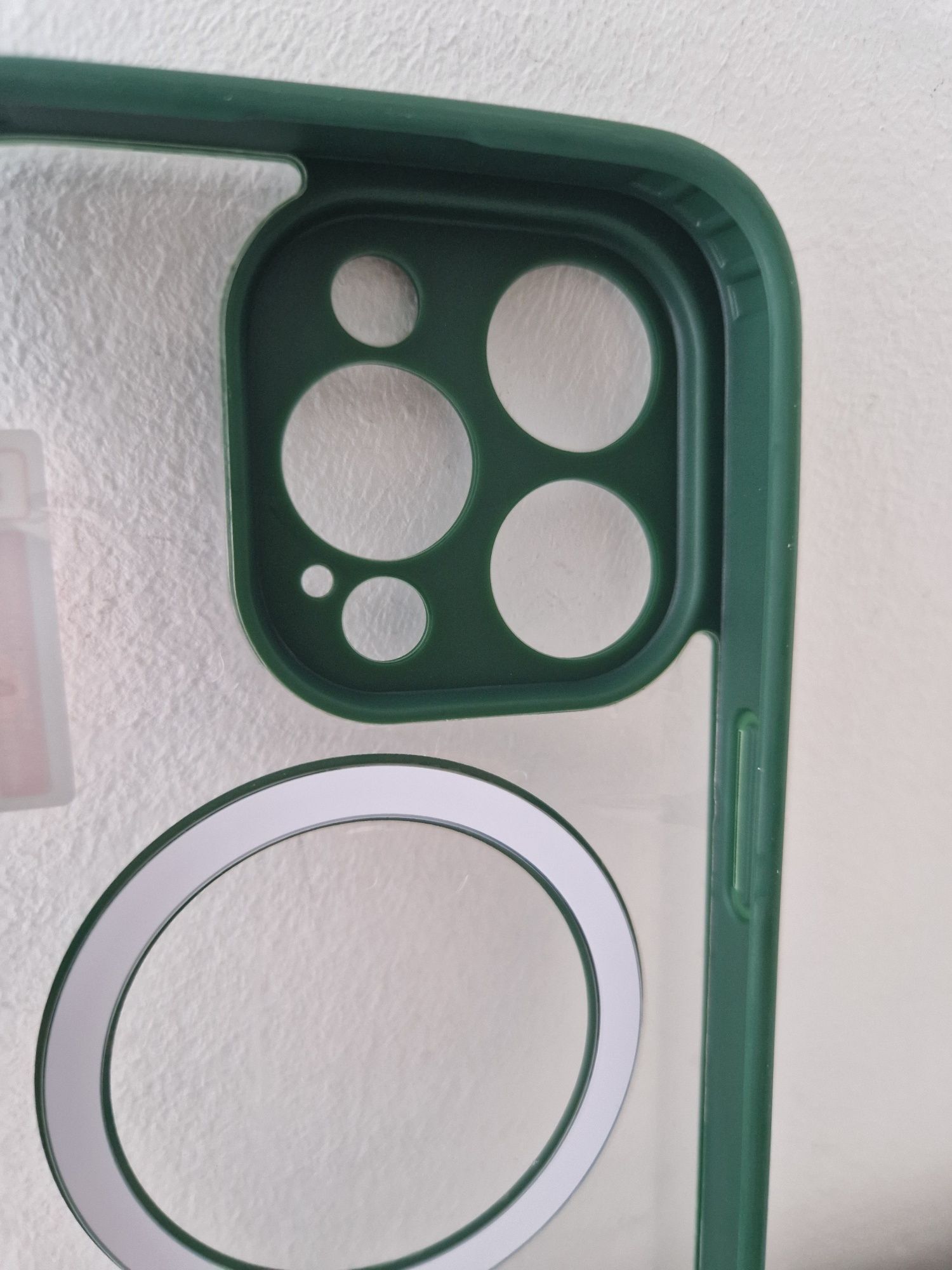 Acrylic Color Magsafe Case do Iphone 15 Pro zielony