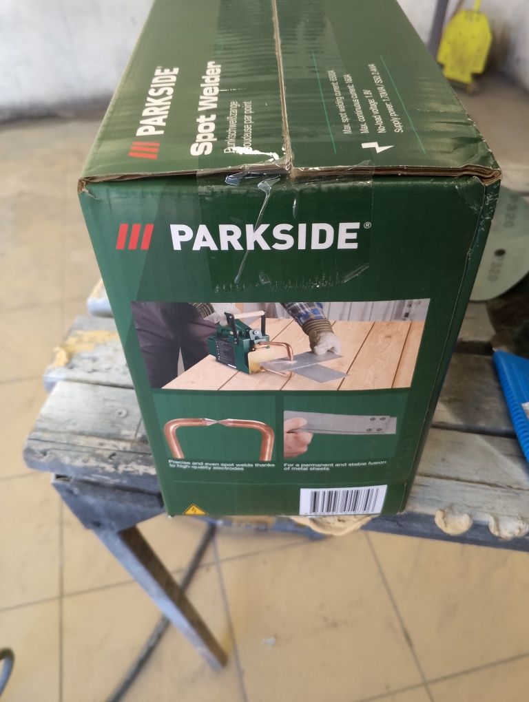 Zgrzewarka kleszczowa do blach parkside nowa nieotwierana