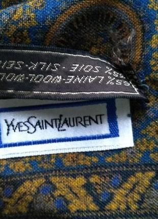 Yves Saint Laurent роскошный люксовый большой платок