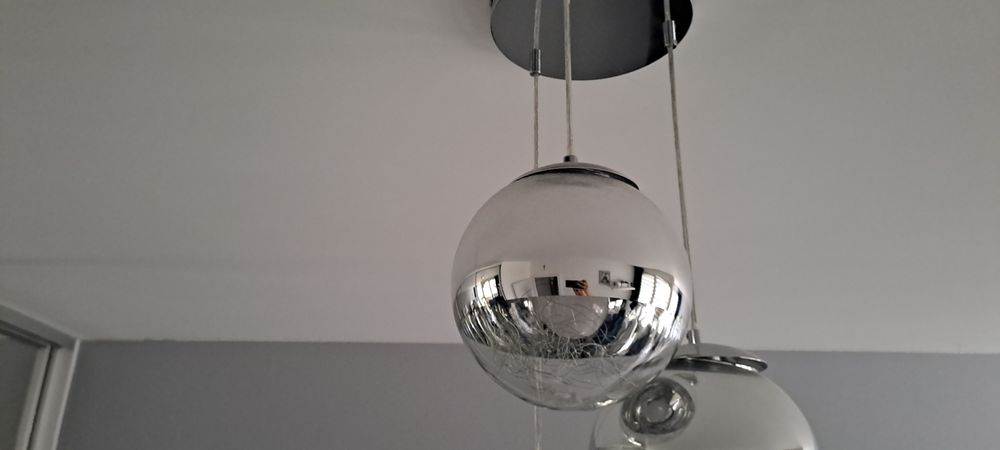 Szklany klosz do lampy