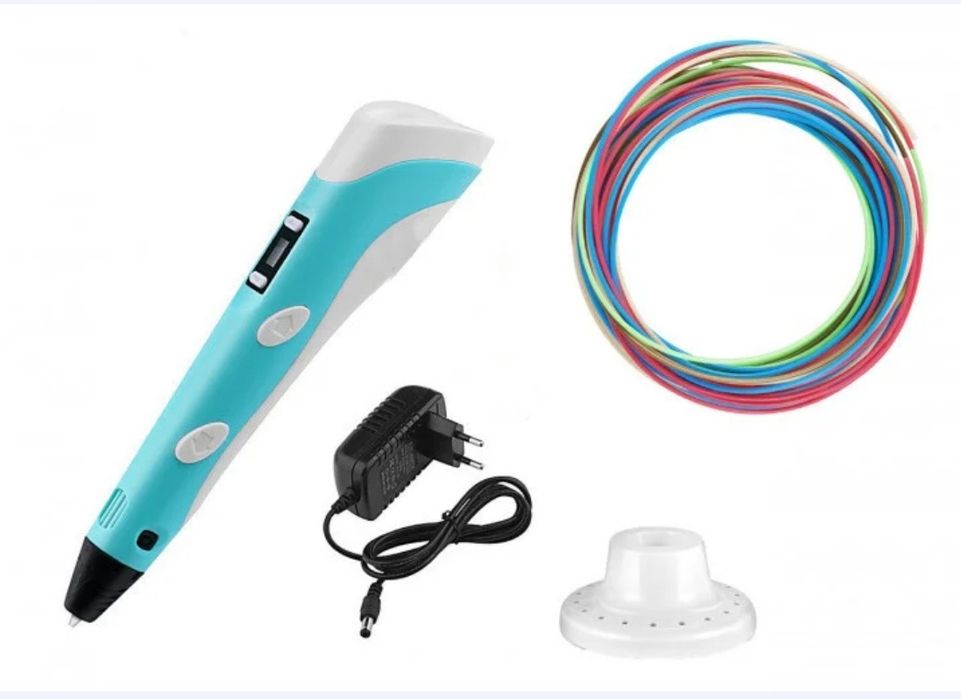 3d ручка 3Д  pen 2 3 6 c LCD дисплеем.Нити.Подставка  пластик дроп