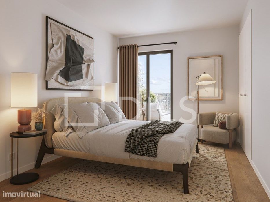 Apartamento T1 com varanda em novo empreendimento em Loures