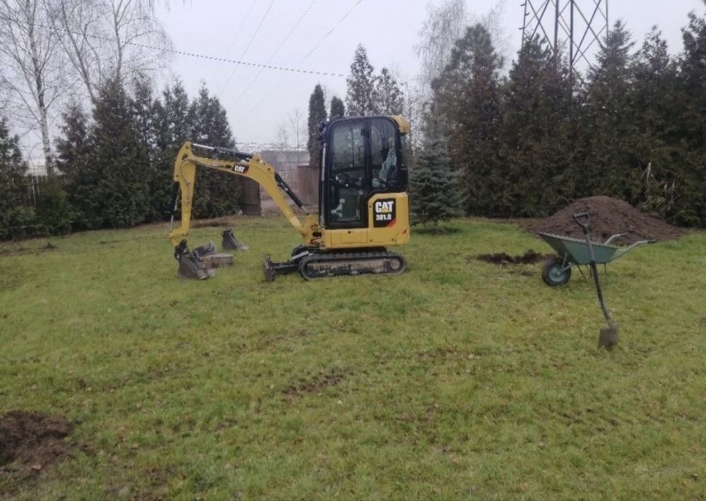Koparka, Minikoparka, Usługa minikoparką, Roboty ziemne,Wywrotka 6 ton