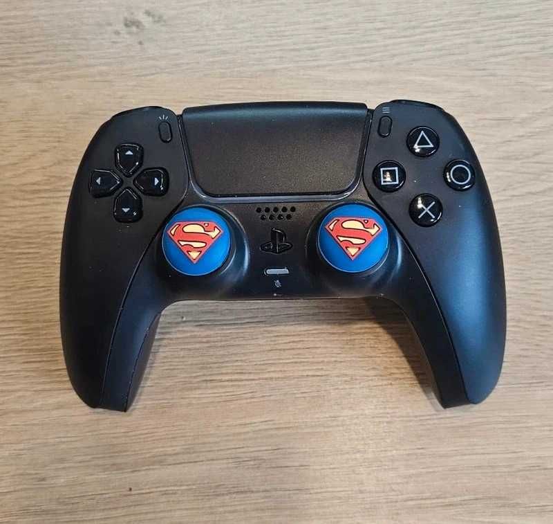 Antypoślizgowe gumki nakładki kontroler Playstation Xbox Superman Blue