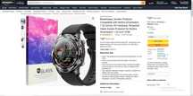 protetor de smarchwatch / tempered glass smartwatch 1.32 9h glass