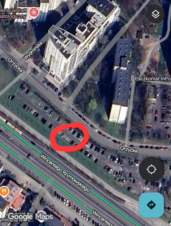 Parking strzeżony / miejsce postojowe Orzycka / Rzymowskiego, Warszawa