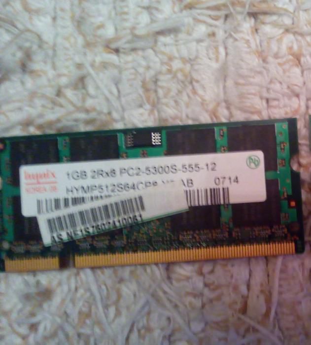 Memória RAM para Portátil 1GB DDR2-667