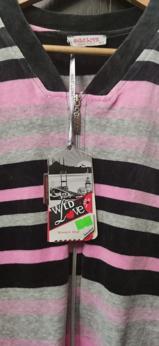 Жіночі халаи з велюру, Турція, Wild Love,  Coccon, 4xl