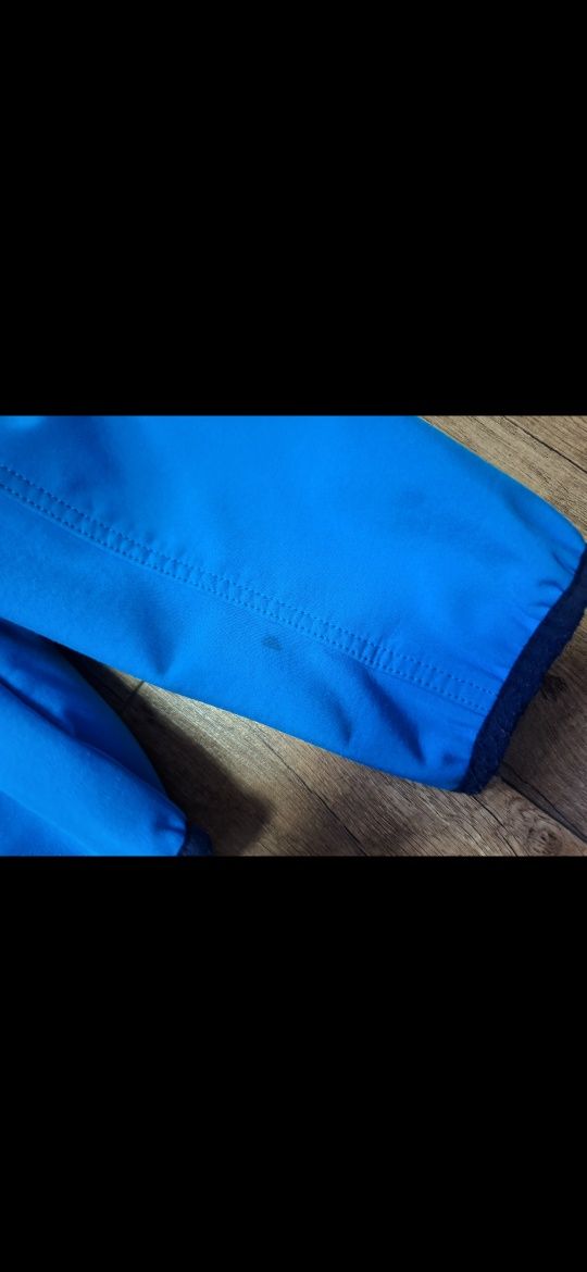Kurtka softshell niebieska chłopięca 146