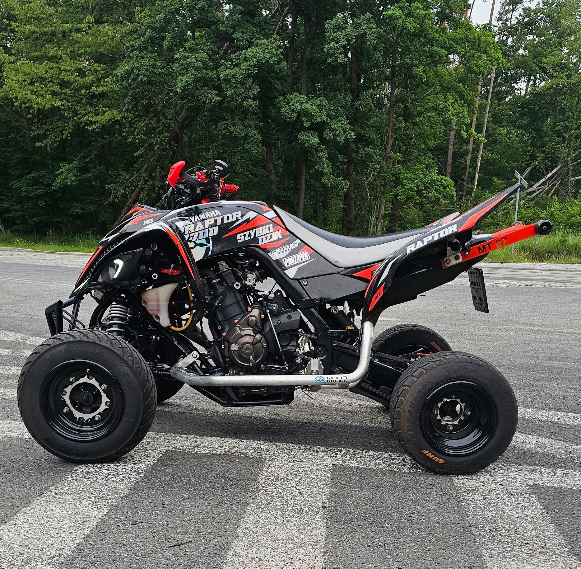 Yamaha raptor 700r swap MT07