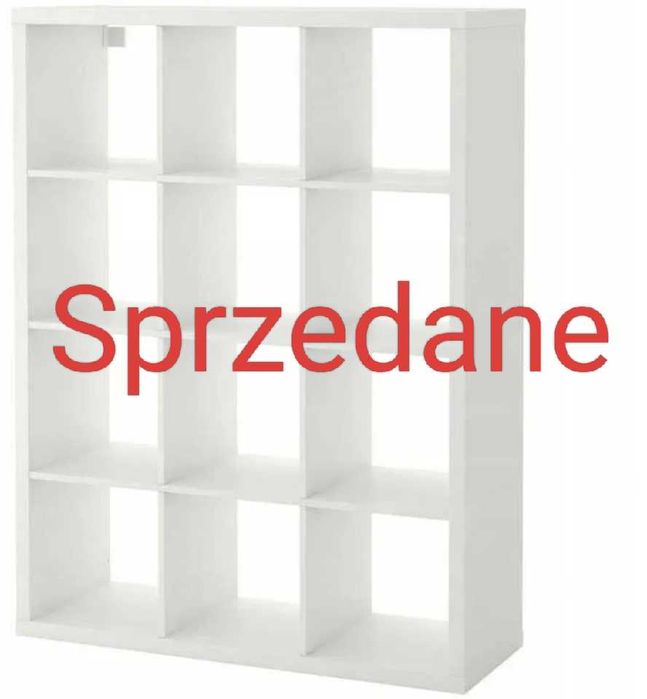 Regał Kallax 112x147, Ikea w kolorze białym dostępne 2 sztuki