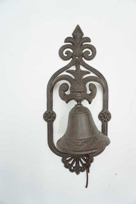 PIĘKNY żeliwny dzwon dzwoneczek