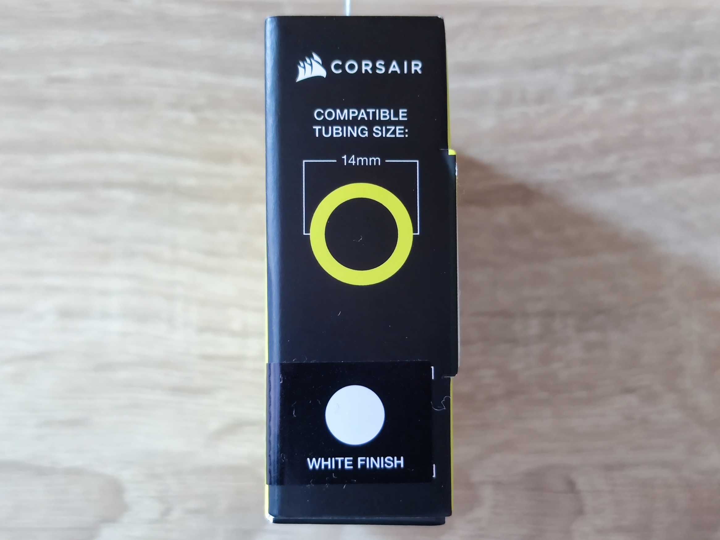 Corsair Hydro X Series XF Hardline 90° 14mm OD 2x biała złączka kątowa