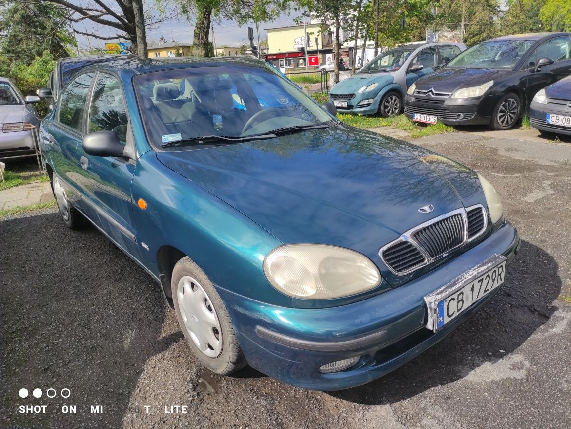 Daewoo Lanos klimatyzacja 2000 r 1.6 kat 60 tysięcy przebiegu