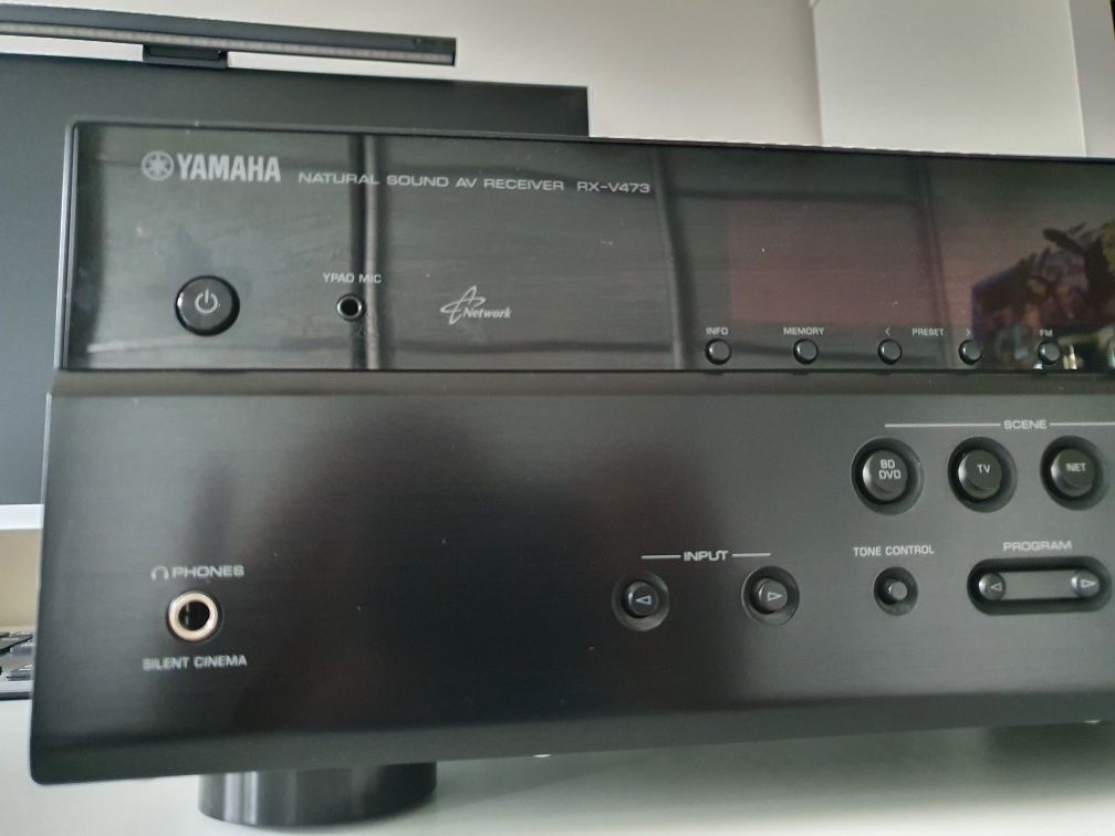 Yamaha amplituner wzmacniacz RX V473 radio internetowe