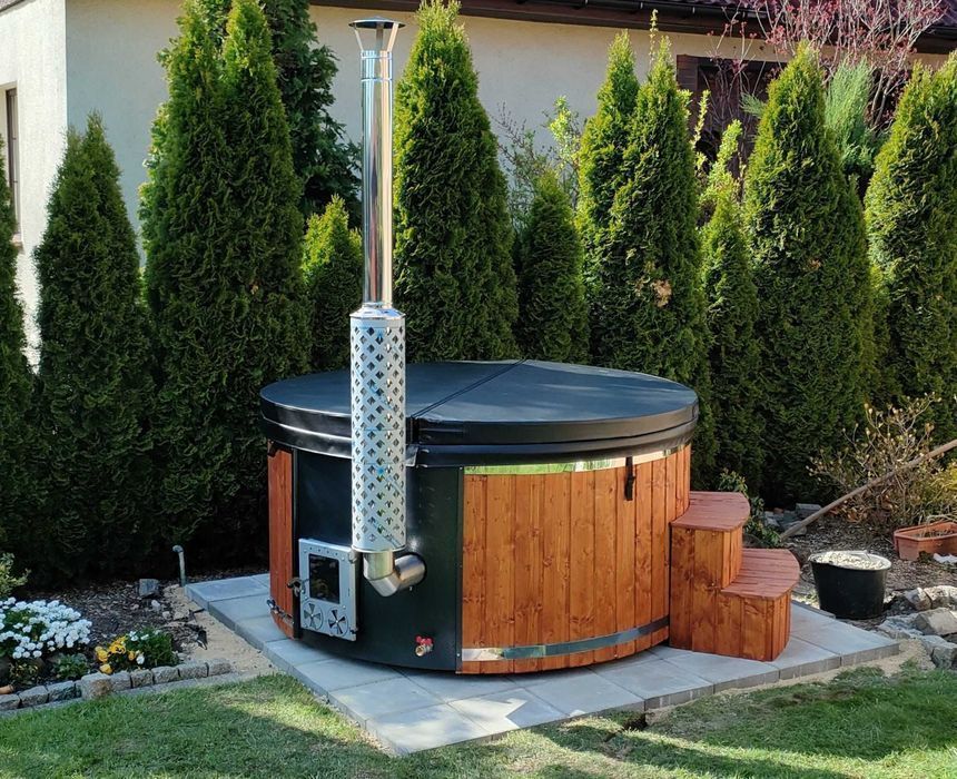 Balie ogrodowe z piecem zewnętrznym. Balia ogrodowa, ruska bania Tanio
