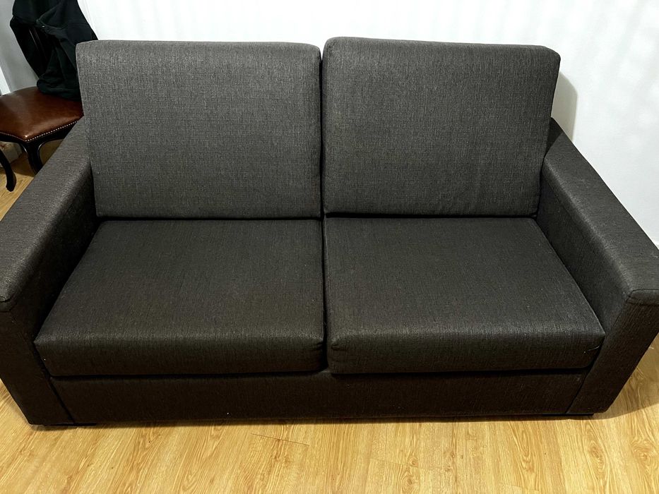 Sofá-cama Castanho, 2 lugares