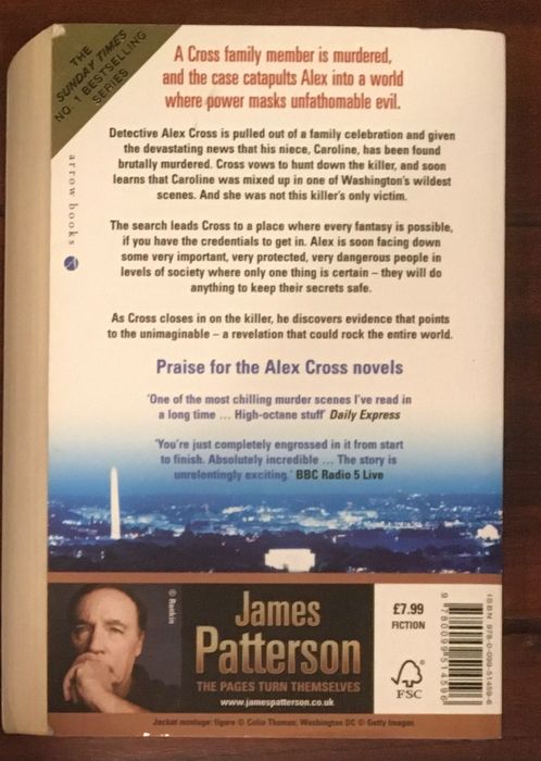 James Patterson - I, Alex Cross - książka w języku angielskim