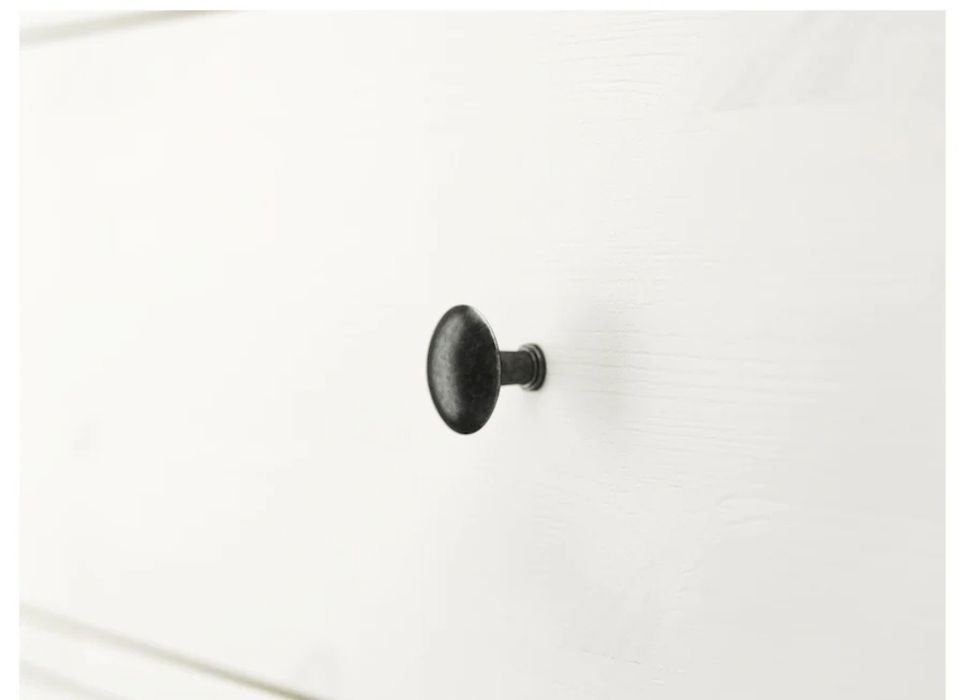 HEMNES Cómoda c/8 gavetas, velatura branca, 160x96 cm