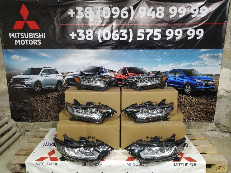 Фари Галоген, Fulled Mitsubishi Outlander 3 2015-2020