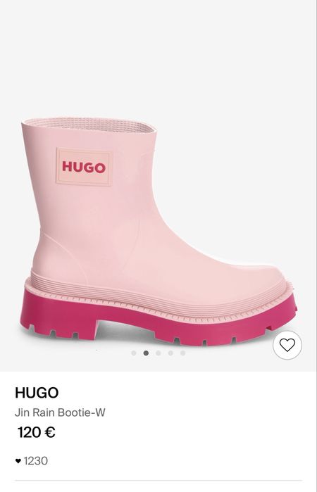 Резиновые сапоги HUGO 38-39р