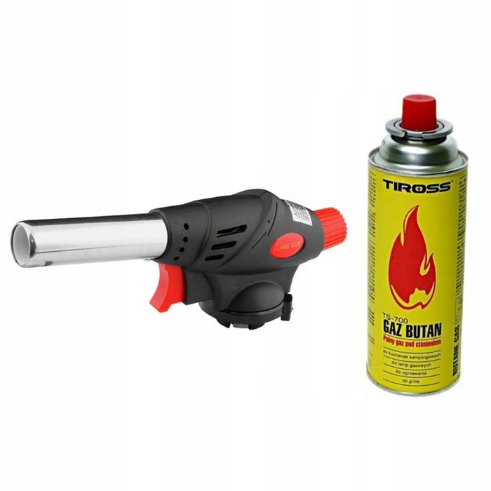 Palnik Ręczny Gazowy Autozapłon Ts-706 Tiross+1gaz