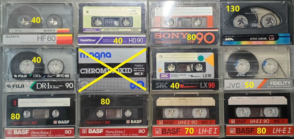 Аудиокассеты. Новые и б/у. Фирменные с записью. 40-350грн/шт