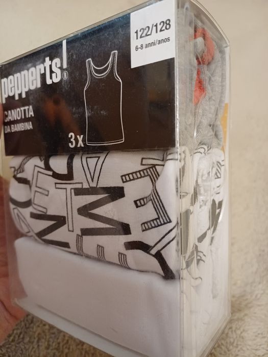 Майки натільні, 3 штуки р. 122-128