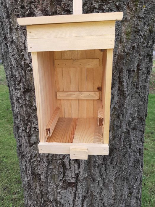 Budka lęgowa dla ptaków domek skrzynka  karmnik Nowa.