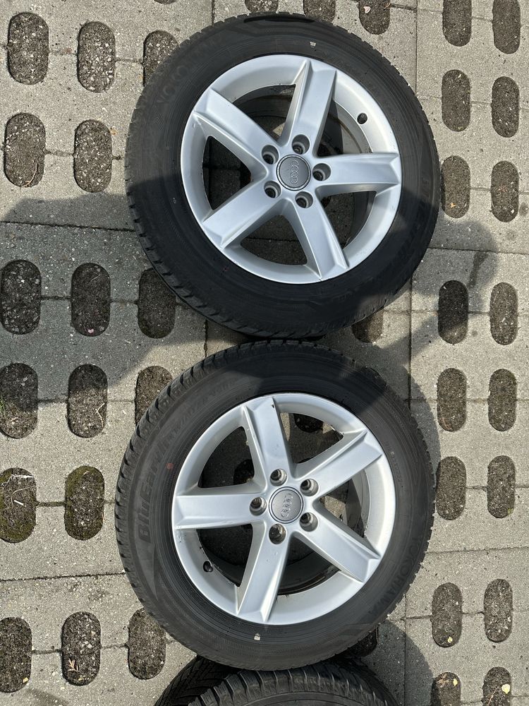 Felgi Audi 16’ 5x112 + opony ziomowe Yohohama z 2023 roku