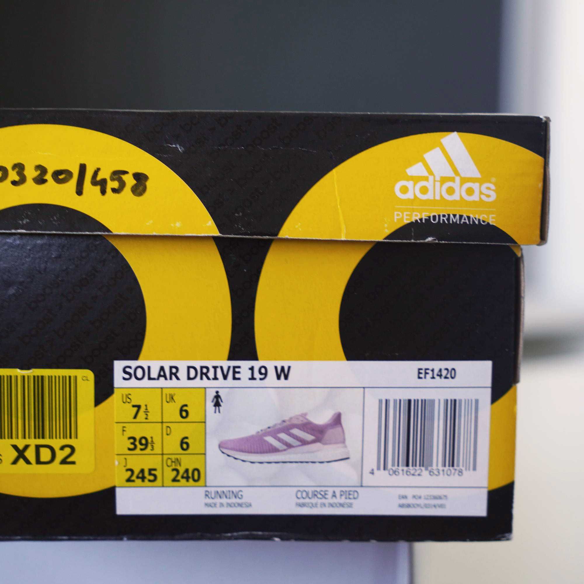 Buty Adidas Solar Drive 19 W - fioletowe - r. 39.5 - oryginalne